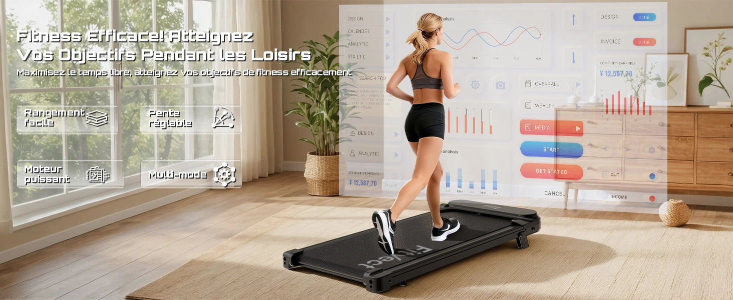 Fitvect tapis roulant de marche C1