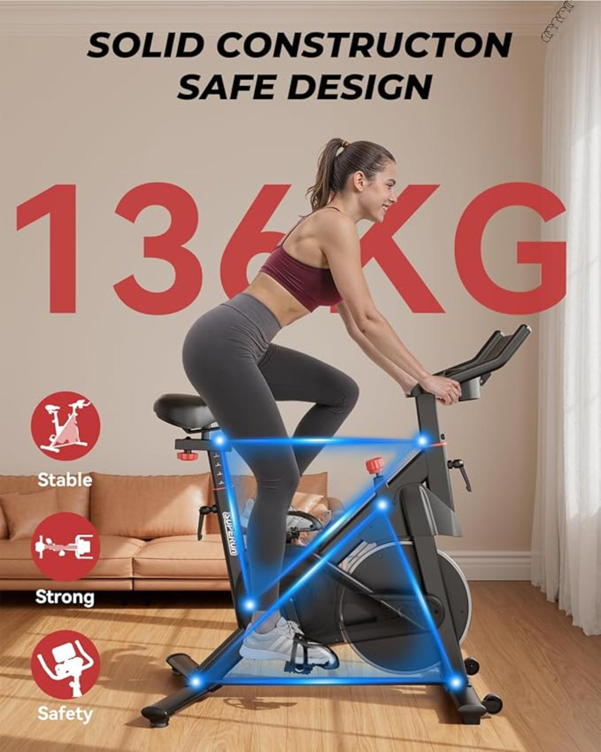 design heimtrainer fahrrad Heimtrainer Nova – Fitvect